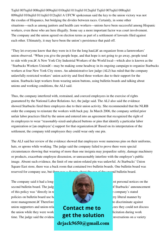 A UFCW spokesman said the key to the union victory was not the exodus of Hispanics, but bridging the divides between races. Certainly, in some other situations—such as among janitors and health care workers—unions have b