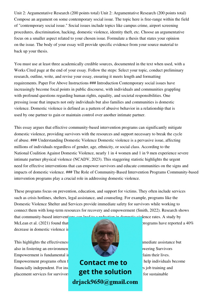 Compose an argument on some contemporary social issue. The topic here is free-range within the field of "contemporary social issue." Social issues include topics like campus crime, airport screening procedures, discrimin